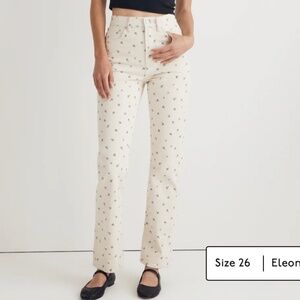 The '90s Straight Jean in Daisy Drizzle